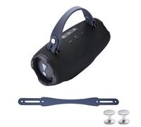 NUHFUFA Silicone Hand Strap for JBL Xtreme 5/4/3/2 Wireless Bluetooth Speaker, Portable Carrying Strap with Aluminium Screws Anti-Slip and Skin-Friendly(Blue)