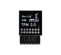 NUHFUFA TPM2.0 Security Module 14Pin -LPC M S I (14-1) Trusted Platform Upgrade Win 11 Compatible with M S I Motherboard MS-4136-4462