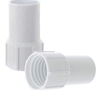 NUHFUFA Universal 1-1/2in Pool Sewage Suction Hose Connector, Threaded Vacuum Hose Cuff Spiral Wound Water Pipe Connection Port Pool Cleaning Accessories