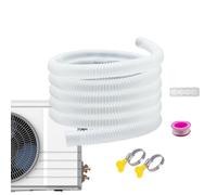 Nuhjytgf Ac Drain Line Replacement Kit | Thickened Easy Install with 2 Clamps | Ac Drain Hose Extension Window Unit | for Washing Machine Apartment Balcony Seasonal Maint