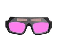Nuhjytgf Automatic Dimming Electric Welding Glasses, Swifting Brightness Control, 14.5 X 5.3cm, Protective Welder Eyewear, Solar Powered Welding Glasses, for Cutting Yard Working Outdoor