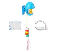 Nuhjytgf Automatic Interactive Cat Toy, USB Rechargeable, 1 Set, Electric Hanging Teaser, Retractable Rope Cat Interactive Toy, Cures Boredom, For Indoor Cats Kittens