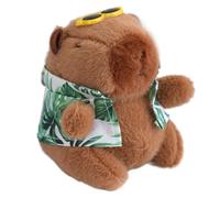 Nuhjytgf Capybara Plush, Capybara Stuffed Animal, Animal Backpack Accessory, Wide Application, Comfortable Plush, 12cm for Personalizing Bags and Accessories, Special Occasions