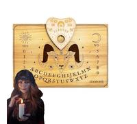 Nuhjytgf Dowsing Divination Board | Dowsing Board Altar Decor | Message - for Yoga Room, Meditation, Store, Themed Parties