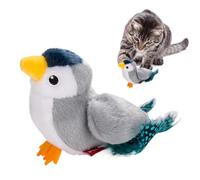 Nuhjytgf Flapping Bird Cat Toy, Creative Cat Exercise Toy, Interactive Flapping Bird Cat Toy, Compact Flapping Bird Cat Toy, Flying Bird Toy With Chirp Sounds, Portable Fun Cat Toy For Home Cat