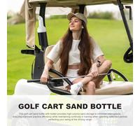 Nuhjytgf Golf Sand Bottle for Cart,Large Capacity Universal Club Accessories,Cart Sand Bottle - for Course Driving Game Grass Training Outdoor Home Backyard Sports Recreation Competition