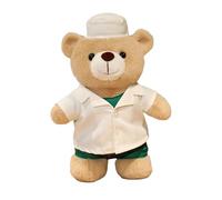 Nuhjytgf Nurse Uniform Bear, Soft Cute Stuffed Bear, Kids Throw Pillow, Cute Nurse Themed Design, Decorative And Functional, 300g For Bed, Desk, Shelf, Or In A Family Or Workplace
