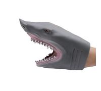 Nuhjytgf Shark Puppet | Cartoon Realistic Crocodile Shark Dinosaur Toy Hand Puppets | Soft Rubber Animal Head Hand Toy, Swimming Pool Beach Bathing Toys for Party Favor, Teaching Props, Story Telling