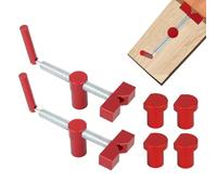 Nuhjytgf Table Vise Clamp - Aluminum Alloy Woodworking Clamps Vise,Workbench Stop, Metal Working Tools, Adjustable Compact Brass Fixture for Drilling