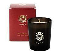 NUHR Home Scented Candles Rose & Oud Luxury Candle Gifts, Rich Scent Aromatherapy Pamper Gifts for Women, Men Decorative Candles, 50 Hours Burn, Handmade, Vegetable Wax, 200gm
