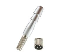 NUHUi 3-Pin to 3 XLR Male Connector Adapter for Reciprocating Saw, Stainless Steel, Modern, NH2023B204, 6 inches