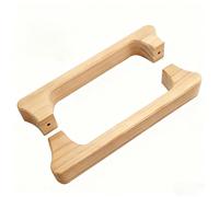 NUIBY Sauna Room Door Pull Handle - Solid Large Wooden Handle, 2 Pieces (1 Set) for Indoor & Outdoor Use