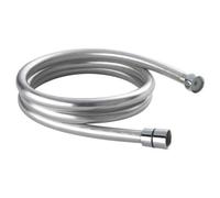 Nuie 1.5M Smooth Shower Flex | Chrome | Plastic | 15mm x 1500mm x 15mm
