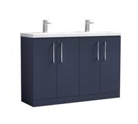Nuie 1200 Fs 4-Door Vanity & Double Basin