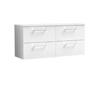 Nuie 1200 Wh 4-Drawer Vanity & Worktop