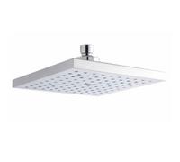 Nuie 200mm Polished Chrome Square Fixed Shower Head Head50 - Low Pressure, Wall Or Ceiling Mount