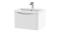 Nuie 600 W/h 1-Drawer Unit & Polymarble Basin