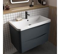 Nuie 600 W/h 2-Drawer Unit & Ceramic Basin