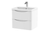 Nuie 600 W/h 2-Drawer Unit & Polymarble Basin