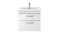 Nuie 600 Wh 2-Drawer Vanity & Basin 1