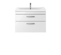 Nuie 800 Wh 2-Drawer Vanity & Basin 4
