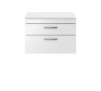 Nuie 800 Wh 2-Drawer Vanity & Worktop
