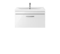 Nuie 800 Wh Single Drawer Vanity & Basin 2