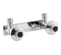 Nuie A313 ǀ Modern Bathroom Fast Fit Brackets for Bar Thermostats, 105mm x 190mm, Chrome