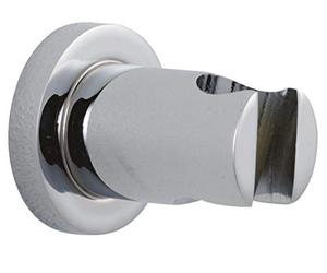 Nuie A377 ǀ Modern Bathroom Shower Accessories Luxury Round Wall Bracket, 55mm x 55mm, Chrome,Silver