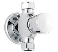 Nuie A3788 Chrome Exposed Non-Concussive Shower Valve, Timed 15S, Wras Approved, Low Pressure
