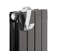 Nuie ACC002 | Modern Bathroom Magnatic Radiator Towel Hook Heating Accessory, 115mm x 30mm, Chrome