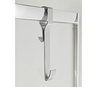 Nuie ACC004 ǀ Modern Bathroom Wetroom Enclosure Hook - Framed, 300mm x 60mm, Chrome