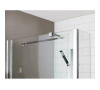 Nuie Arm22 Polished Chrome Stainless Steel Wetroom Shower Screen Support Arm (Wall-Mounted, 1000mm)