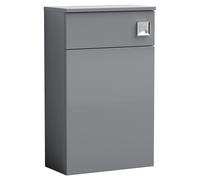 Nuie Arno Toilet Unit | Satin Grey | MDF | 500mm