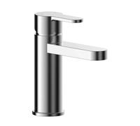 Nuie Arvan Mono Basin Mixer Tap with Push Button Waste | Chrome | Brass | 52mm x 160mm x 147mm