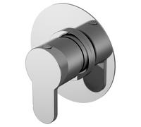Nuie Arvan Concealed Stop Tap | Chrome | Brass | 100mm x 100mm x 135mm