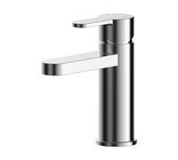 Nuie Arvan Mono Basin Mixer Tap with Push Button Waste | Chrome | Brass | 52mm x 160mm x 147mm