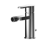 Nuie Arvan Mono Bidet Mixer Tap with Pop-up Waste | Chrome | Brass | 52mm x 150mm x 130mm