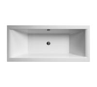 nuie Eternalite Square Double Ended Bath 1800 x 800mm