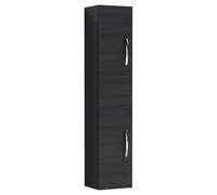 Nuie Athena 300mm Tall Unit (2 Door) - Black Woodgrain