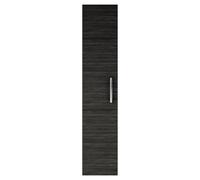 Nuie Athena Charcoal Black 300mm Tall Cabinet Single Door - MOD661