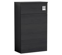 Nuie Athena Woodgrain Toilet Unit | Charcoal Black | MDF | 500mm