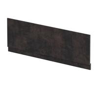 Nuie Bath Front Panel with Plinth | Matt Metallic Slate | MFC | 1700mm