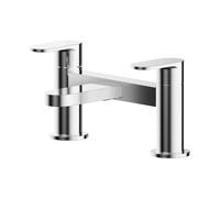 Nuie Binsey Deck Mounted Bath Filler Tap | Chrome | Brass | 215mm x 120mm x 142mm