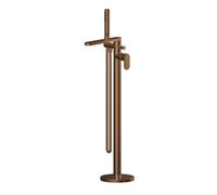 Nuie Binsey Freestanding Bath Shower Mixer Tap | Brushed Bronze | Brass | 200mm x 880mm x 360mm