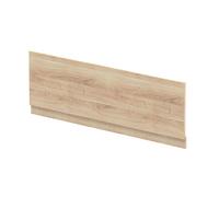 nuie 1700mm Bath Front Panel - Bleached Oak, Brown