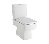 Nuie Bliss Semi Flush to Wall Short Projection Toilet | White | Ceramic | 374mm x 785mm x 610mm