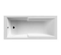 nuie Eternalite Square Straight Shower Bath 1700 x 750mm