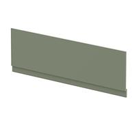 nuie BPR807 Modern Bathroom Straight Bath Front Panel and Plinth, 560 x 1795 x 36mm, Satin Green