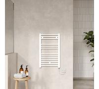 Nuie Butler Sink With Overflow, Classic White Fireclay Kitchen Sink For Timeless Elegance, 595mm X 450mm X 220mm